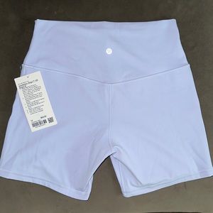 Lululemon align high rise short 6” blissful blue